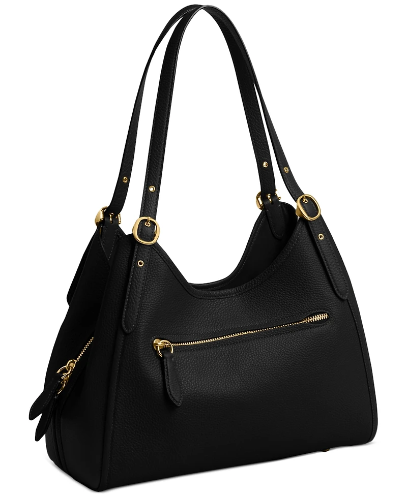 Coach Bella Medium Leather Shoulder Bag