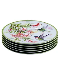 Certified International Hummingbird Dinner Plate 11", Service For 6