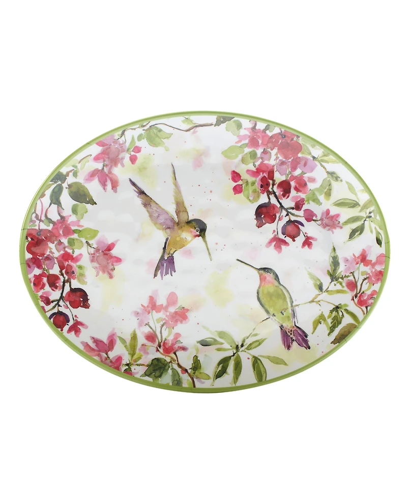 Certified International Hummingbirds 2 Pc Platter Set, Service For 2