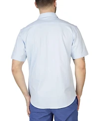 Tailorbyrd Men's Solid Knit Short Sleeve Shirt