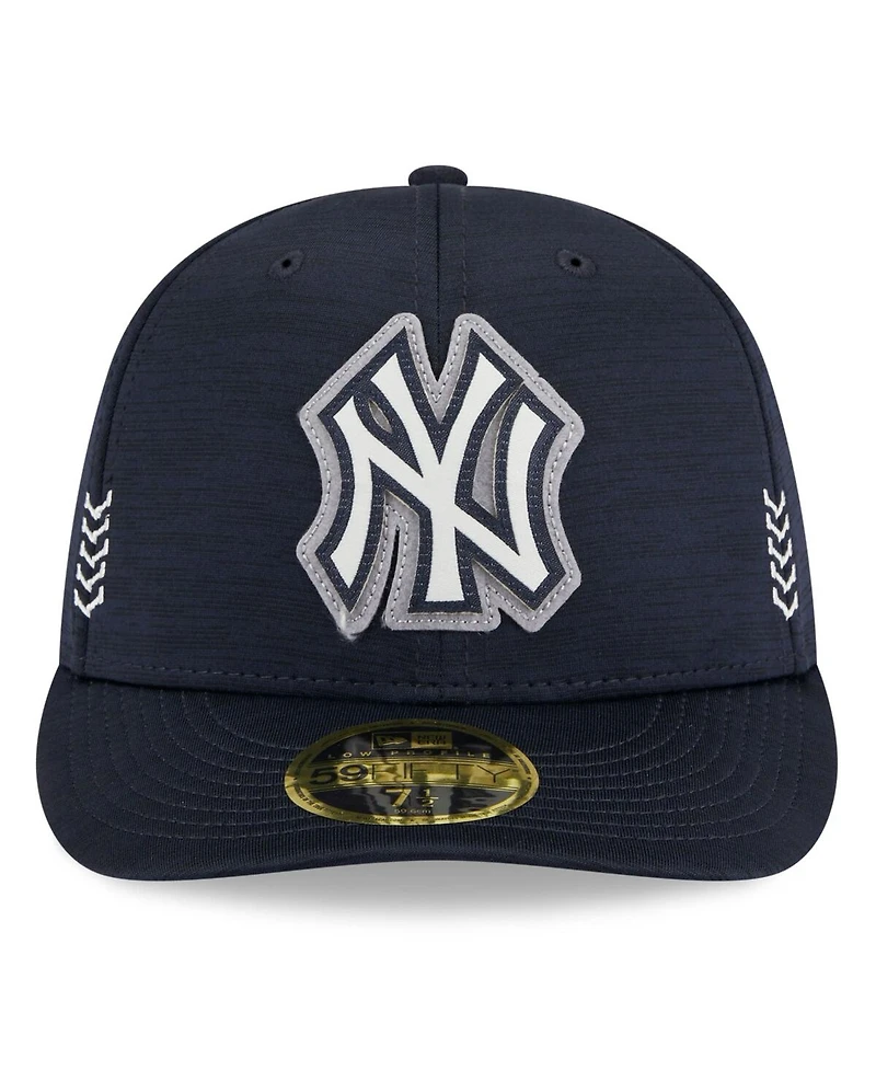 Men's New Era Navy York Yankees 2024 Clubhouse Low Profile 59FIFTY Fitted Hat