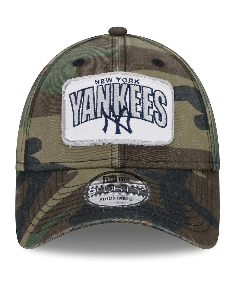 Men's New Era Camo New York Yankees Gameday 9FORTY Adjustable Hat
