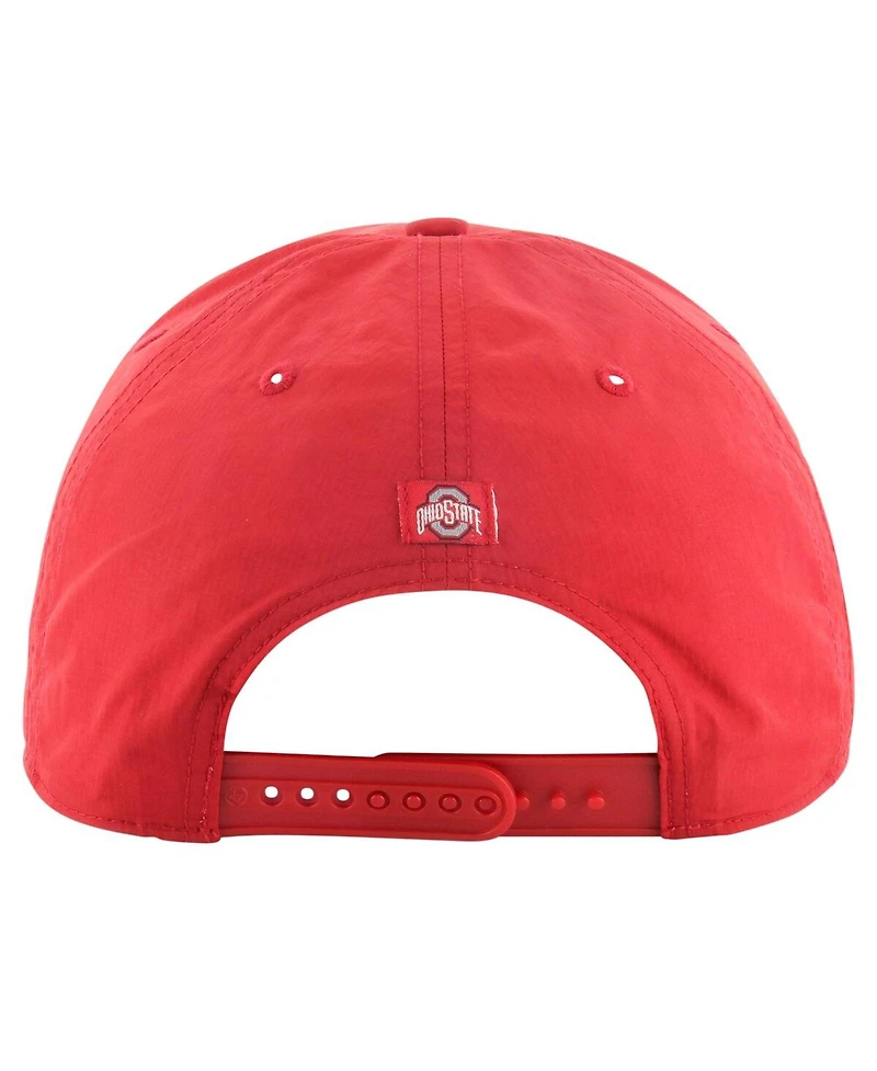 Men's '47 Brand Scarlet Ohio State Buckeyes Fairway Hitch Adjustable Hat