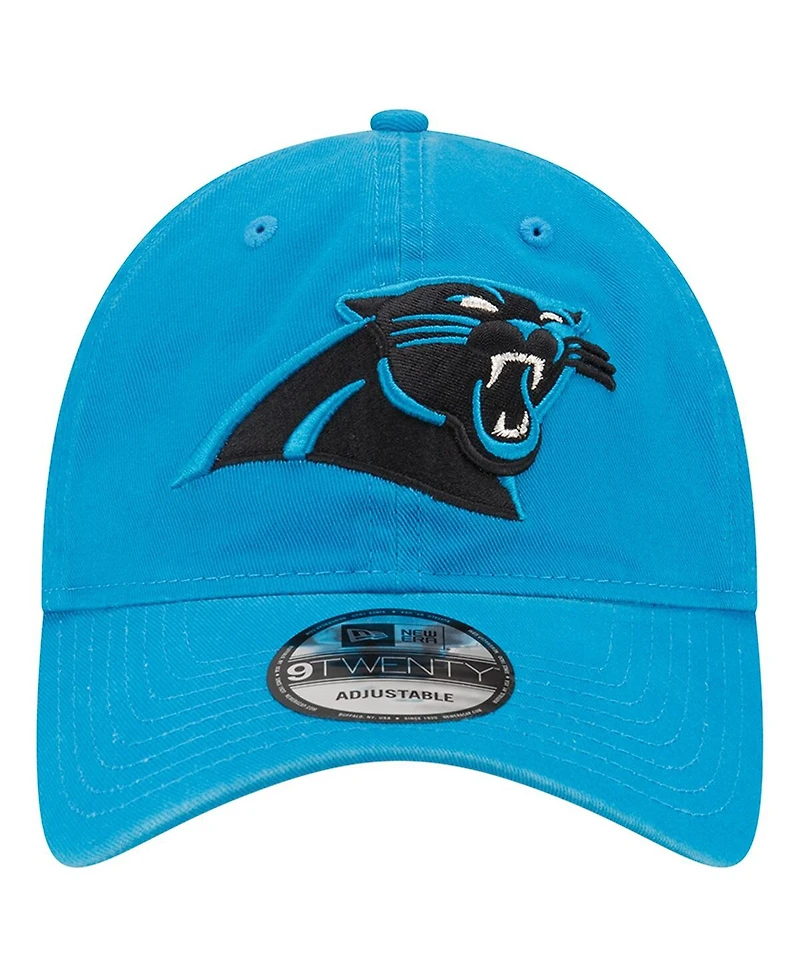 Men's New Era Blue Carolina Panthers Distinct 9TWENTY Adjustable Hat