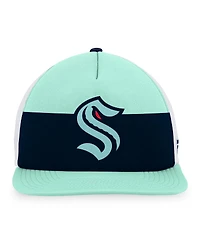 Men's Fanatics Blue, Navy Seattle Kraken Special Edition 2.0 Trucker Snapback Adjustable Hat