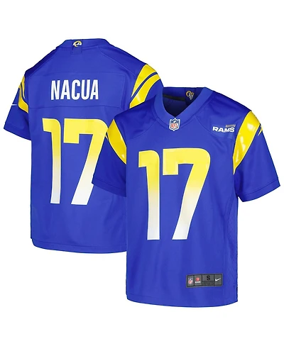 Big Boys Nike Puka Nacua Royal Los Angeles Rams Game Jersey