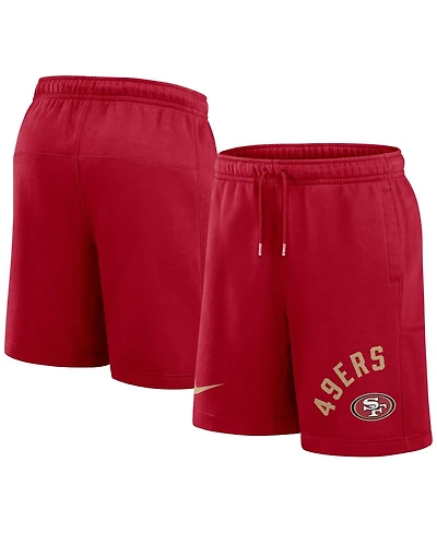 Men's Nike Scarlet San Francisco 49ers Arched Kicker Shorts