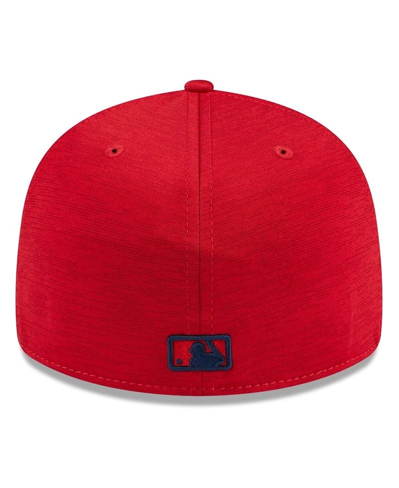 Men's New Era Red Washington Nationals Clubhouse Low Profile 59FIFTY Fitted Hat