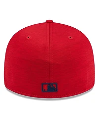 Men's New Era Red Washington Nationals Clubhouse Low Profile 59FIFTY Fitted Hat