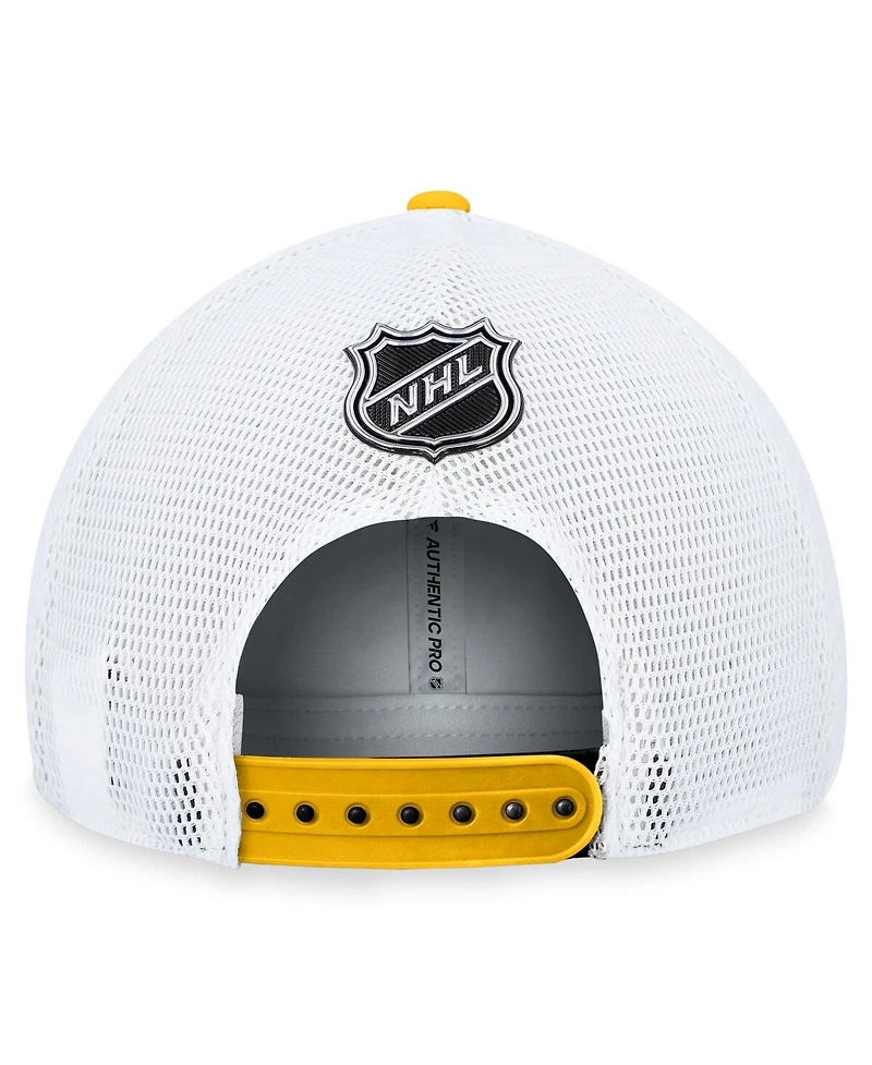 Men's Fanatics Black Pittsburgh Penguins Authentic Pro Alternate Jersey Trucker Adjustable Hat