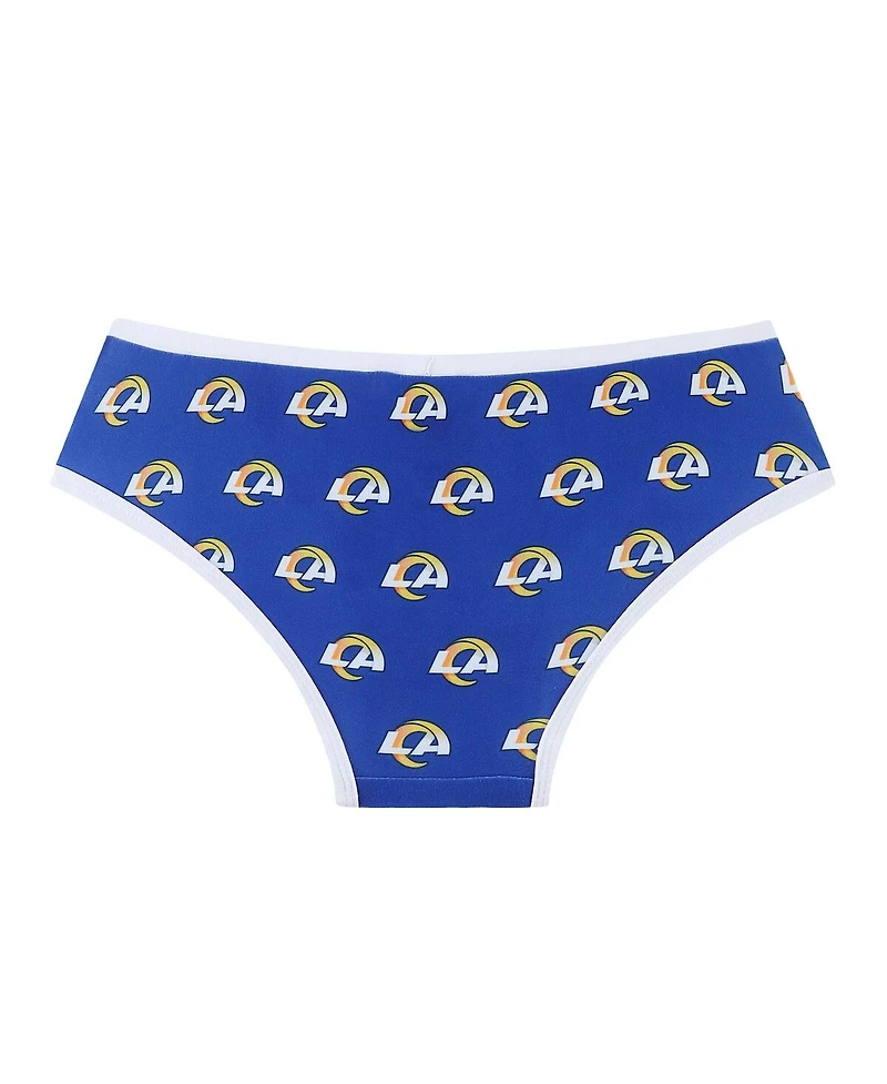 Women's Concepts Sport Royal Los Angeles Rams Gauge Allover Print Knit Panties