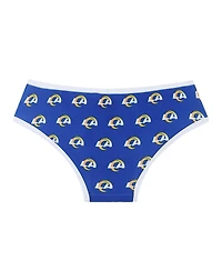 Women's Concepts Sport Royal Los Angeles Rams Gauge Allover Print Knit Panties