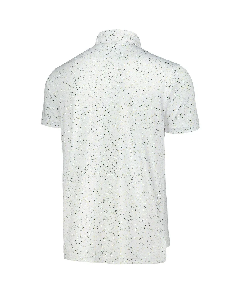 Men's Breezy Golf White Wm Phoenix Open Splatter Polo