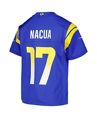 Big Boys Nike Puka Nacua Royal Los Angeles Rams Game Jersey