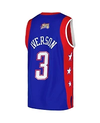 Men's Mitchell & Ness Allen Iverson Royal Eastern Conference Hardwood Classics 2004 Nba All-Star Game Swingman Throwback Jersey