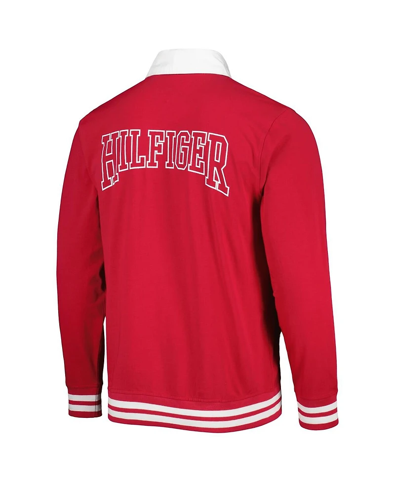 Men's Tommy Hilfiger Scarlet San Francisco 49ers Cody Long Sleeve Polo Shirt