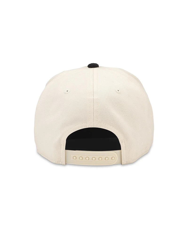 Men's American Needle White, Black Pittsburgh Penguins Burnett Adjustable Hat