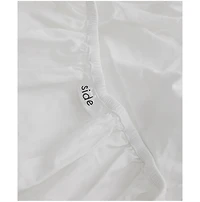 Organic Cotton Room Service Sateen Fitted Sheet - Queen