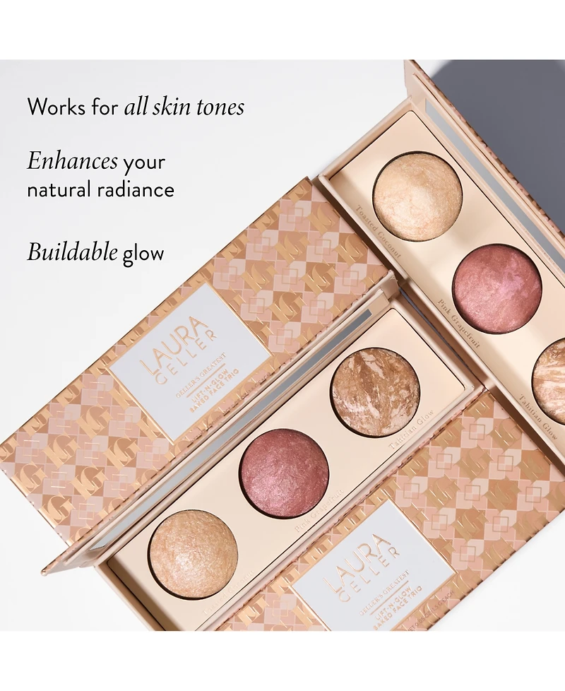 Laura Geller Beauty Geller's Greatest Lift-n-Glow Baked Face Trio