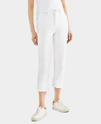 Style & Co Women's High-Rise Cuffed Capri Jeans, Exclusively at Macy's