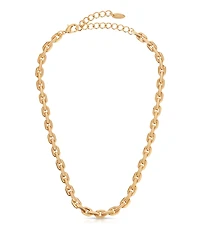 Ettika 18k Gold Plated Solid Chain Necklace