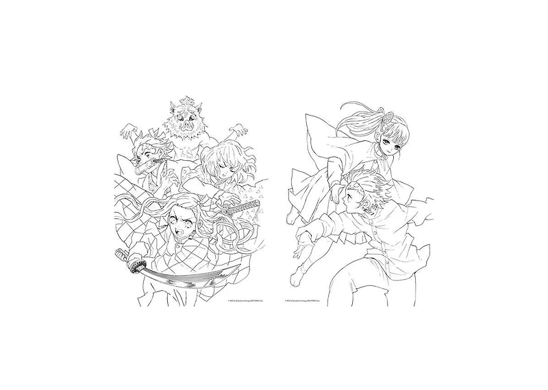 Demon Slayer- Kimetsu No Yaiba- The Official Coloring Book by Koyoharu Gotouge Created By