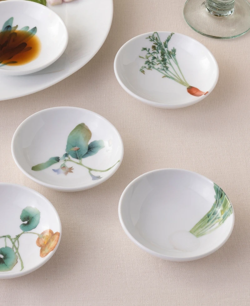 Noritake Kyoka Shunsai Small Plates Set/6