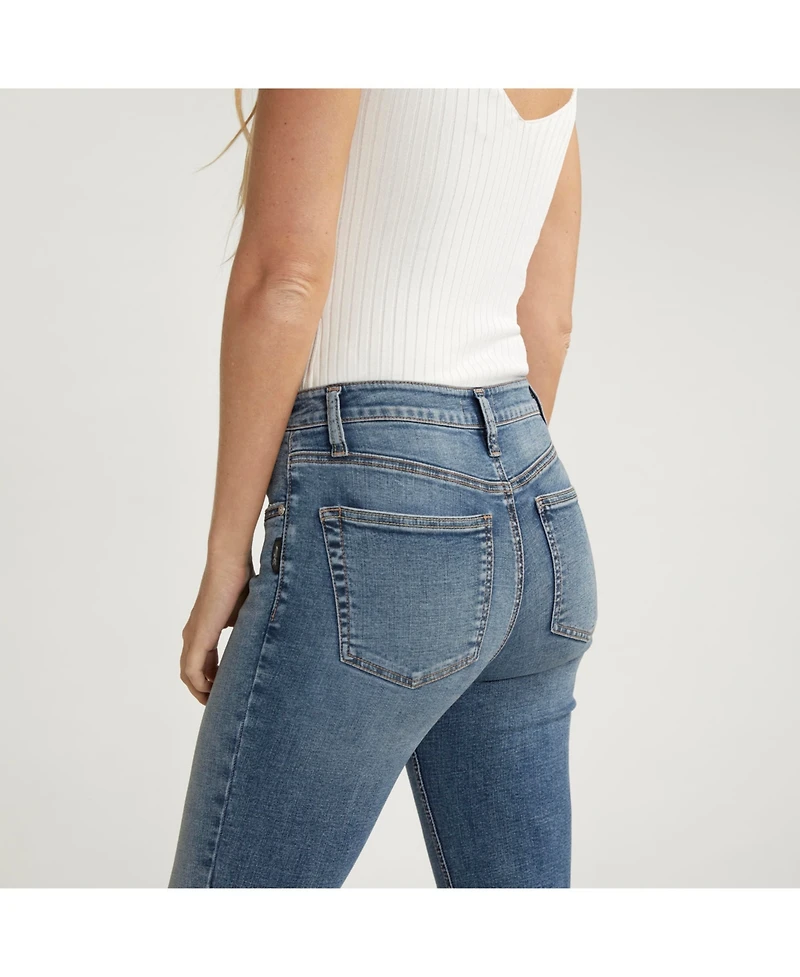 Silver Jeans Co. Women's Most Wanted Mid Rise Straight Jeans