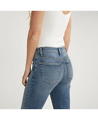 Silver Jeans Co. Women's Most Wanted Mid Rise Straight Jeans