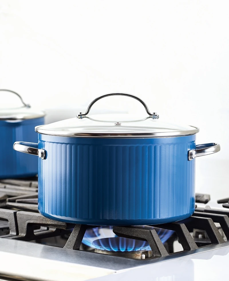 Farberware Style Aluminum 6 Quart Nonstick Stock Pot with Lid
