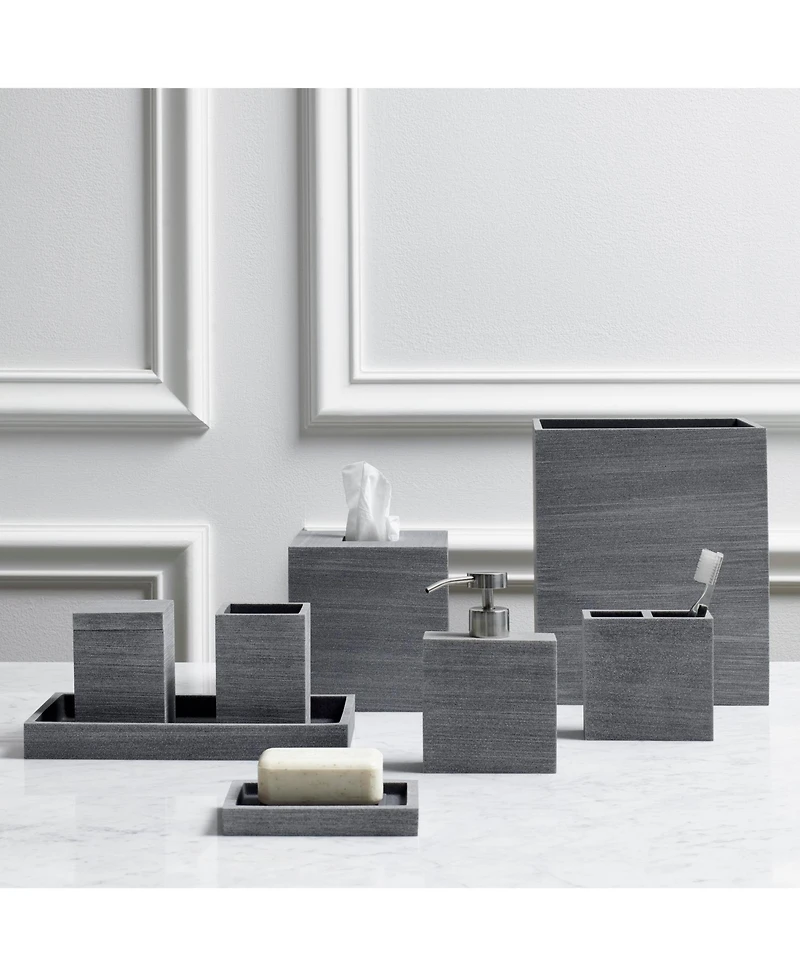 Cassadecor Dune Textured Resin Bathroom Jar