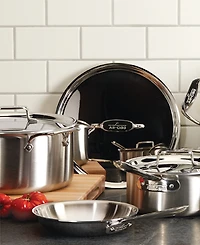 All-Clad D5 Brushed Stainless Steel 8 Qt. Covered Stockpot