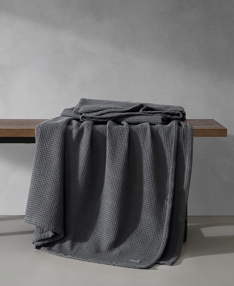 Vera Wang Waffleweave Blanket, Full/Queen