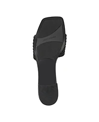 Marc Fisher Women's Casala Square Toe Slip-On Dress Sandals