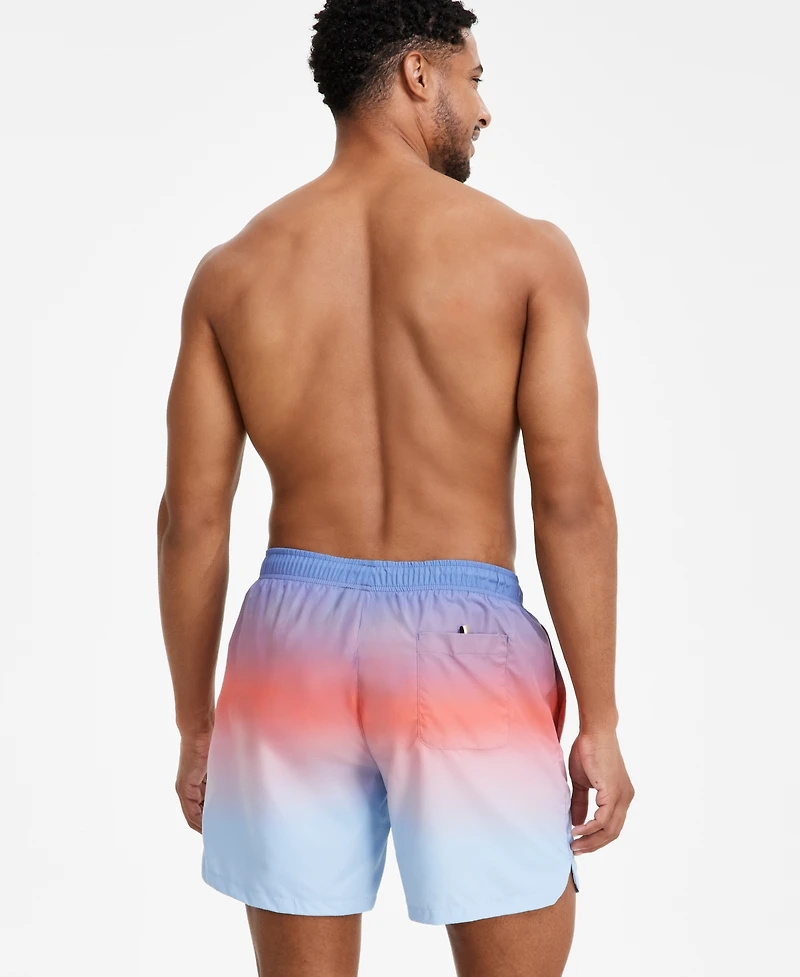 Boss by Hugo Boss Men's Color Gradient 5.9" Swim Trunks, Created for Macy's