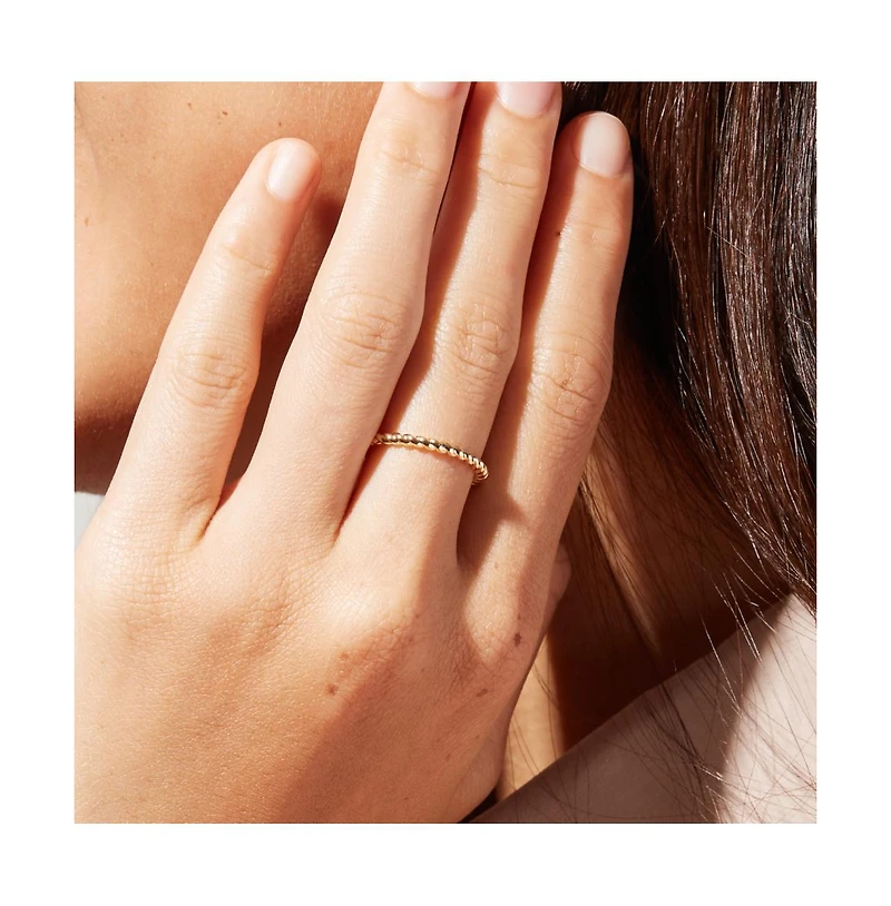 Ana Luisa Twisted Adjustable Ring - Rope Mini