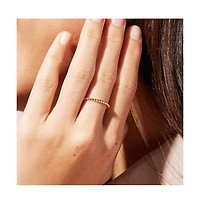 Ana Luisa Twisted Adjustable Ring - Rope Mini