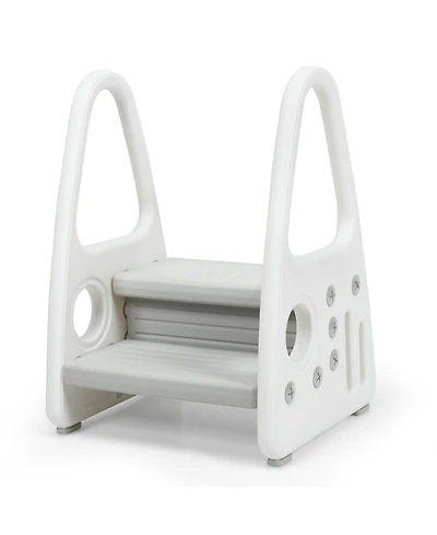 Slickblue Kids Step Stool with Armrest for Kitchen Toilet Potty Training