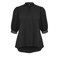 City Chic Plus Kiss Me Quick Elbow Sleeve Shirt