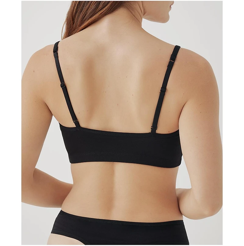 Pact Women's Everyday Strappy Scoop Bralette