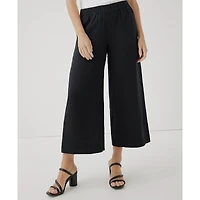 Pact Women's Organic Cotton Coastal Double Gauze Wide Leg Pant