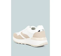 Juliette chain detailing lace up sneakers