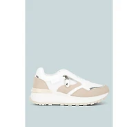 Juliette chain detailing lace up sneakers