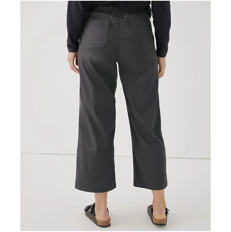 Pact Women's Organic Cotton Daily Twill Crop Pant