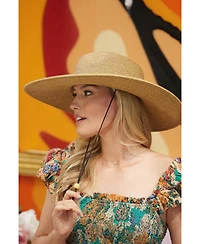 Peter Grimm Shimmer Wide Brim Straw Hat