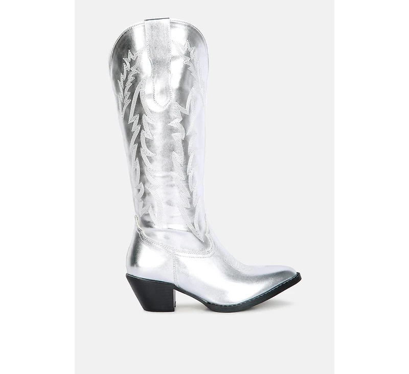 priscilla western cowboy calf boots