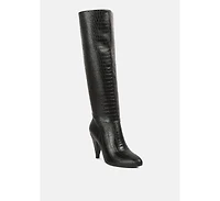 Rum Rolls Calf Croc Boots