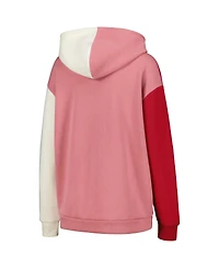 Women's Gameday Couture Cardinal Arkansas Razorbacks Hall of Fame Colorblock Pullover Hoodie