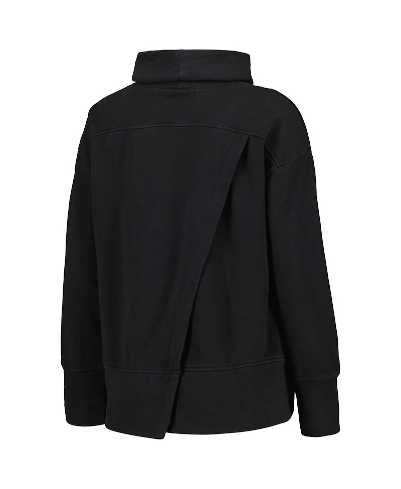 Women's LevelWear Black Boston Celtics Sunset Pullover Sweatshirt