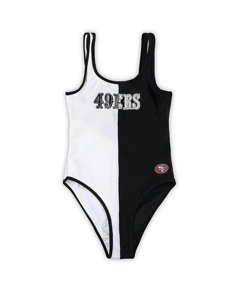 Women's G-iii 4Her by Carl Banks Black San Francisco 49ers Last Stand One-Piece Swimsuit